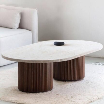 Table en bois bardé